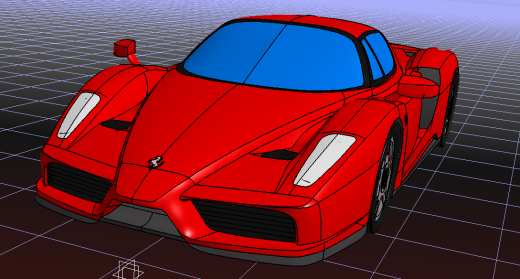 Ferrari enzo简易跑车缩略图