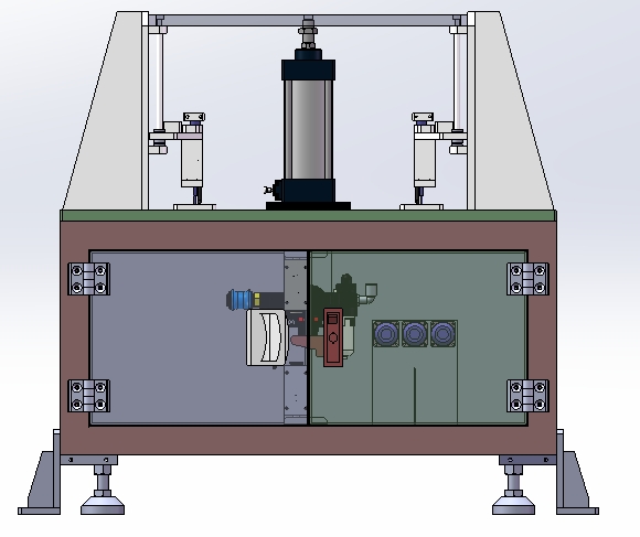 烧录气动自动测试工装