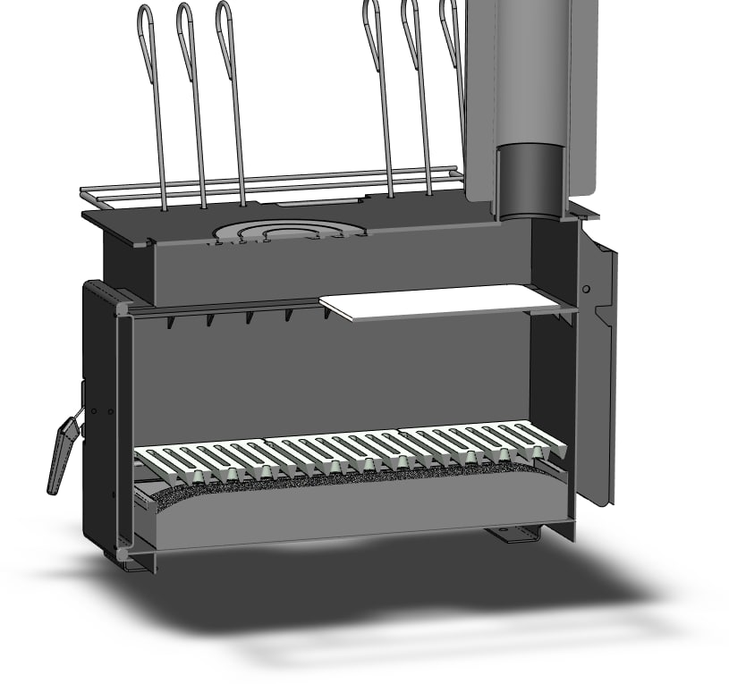 俄式炉子3D数模图 furnace