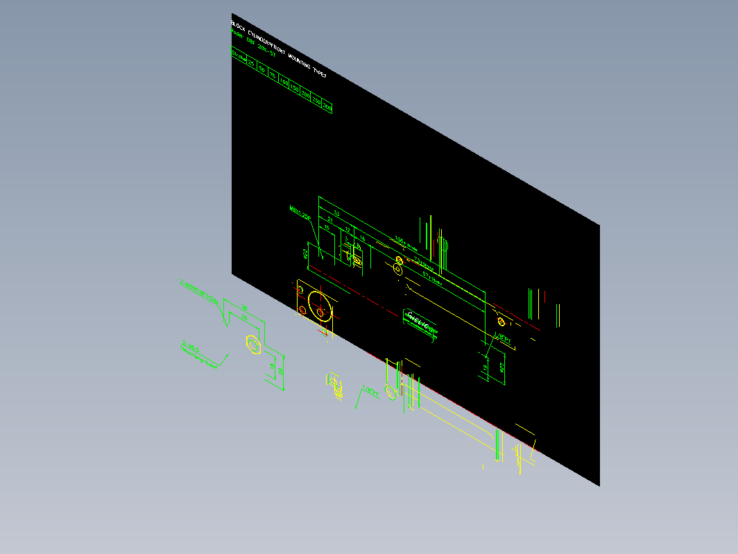 气缸 DBF20