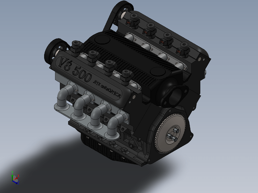V8发动机