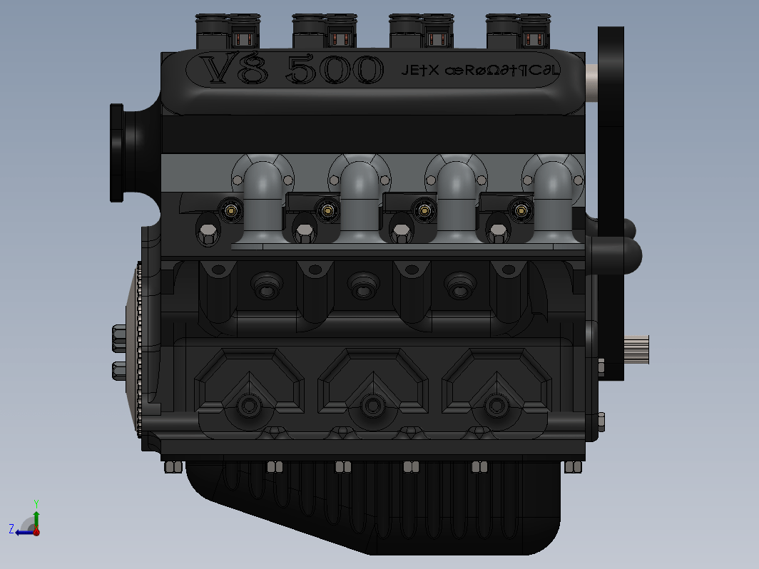 V8发动机