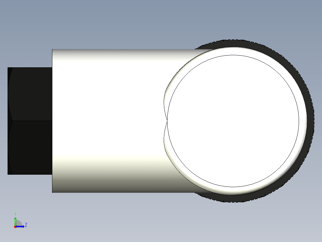 母弯头连接器，带 M12x1 螺纹，用于传感器