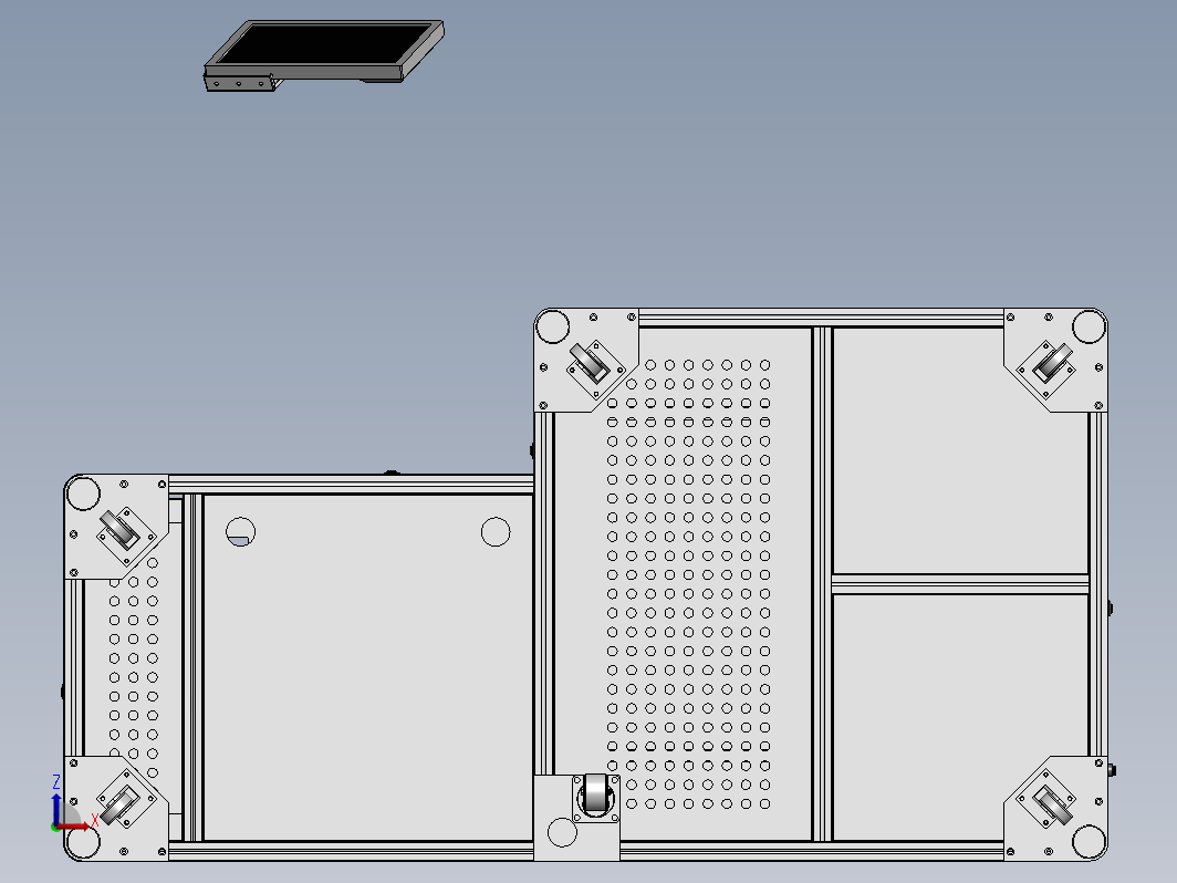 铝型材机架钣金造型-14