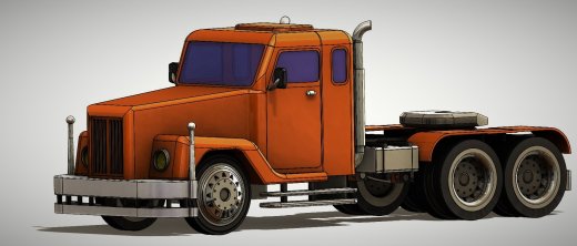 SCANIA 111卡车头模型缩略图