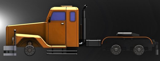 SCANIA 111卡车头模型缩略图