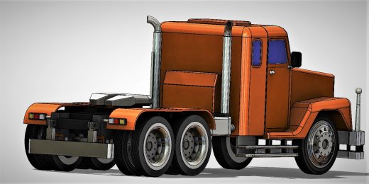 SCANIA 111卡车头模型缩略图