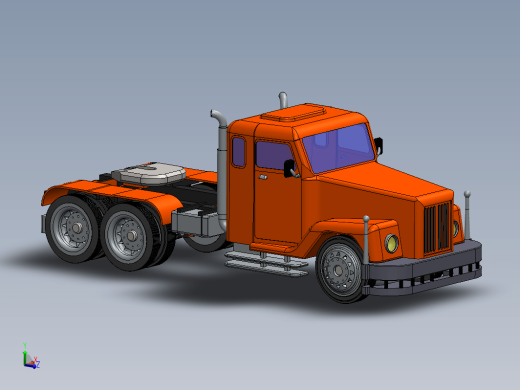 SCANIA 111卡车头模型缩略图