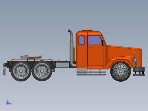 SCANIA 111卡车头模型缩略图