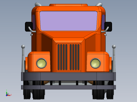 SCANIA 111卡车头模型缩略图