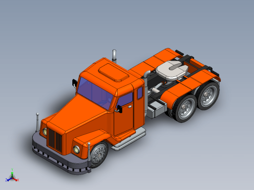 SCANIA 111卡车头模型缩略图