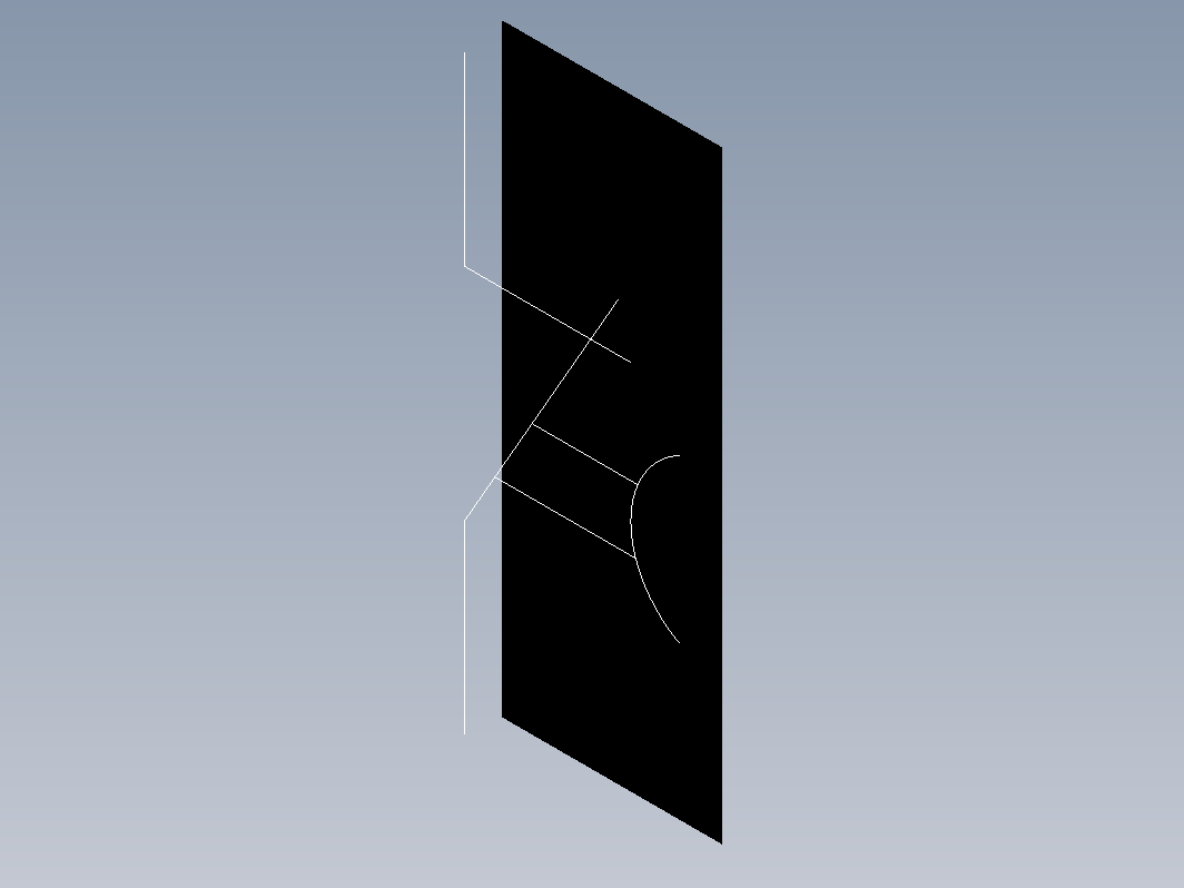 电气符号  延时断开的动断触点 (gb4728_9_1C.8-2)