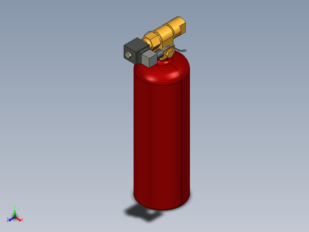 4KG电控干粉灭火器