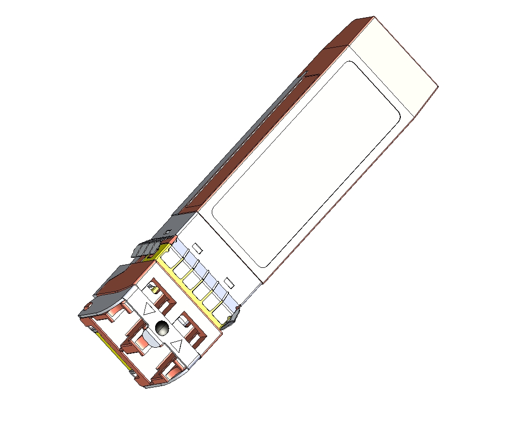 SFP光模块收发器三维Step无参