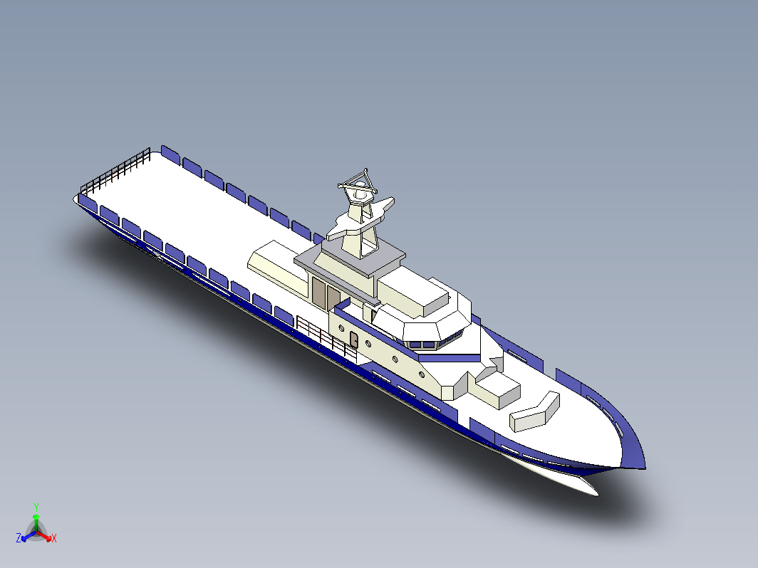 ship-design简易船舶舰艇模型