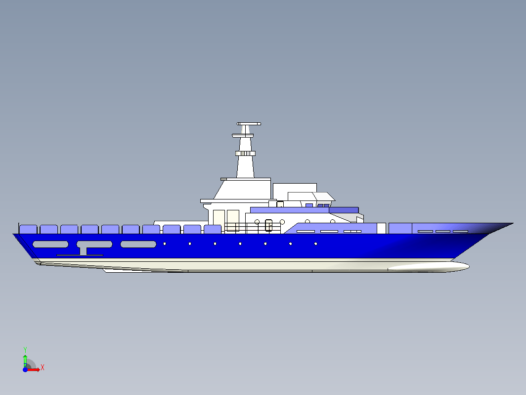 ship-design简易船舶舰艇模型