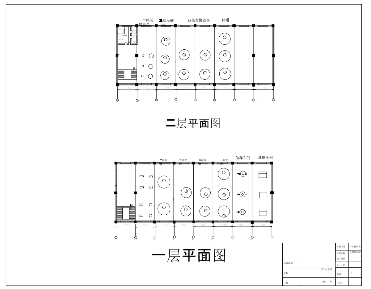 年产500吨色氨酸发酵工程设计+CAD+说明