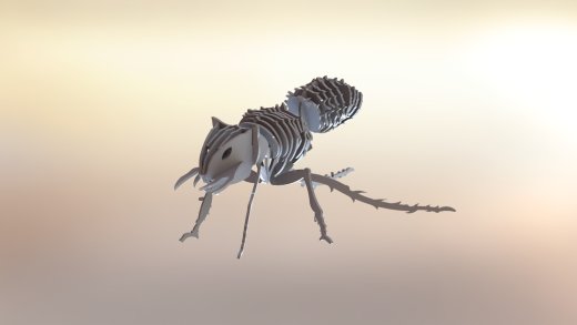 蚂蚁立体拼装模型3D图纸 Solidworks设计 附STEP IGS缩略图