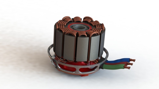 Kontronik Pyro 850电机内部结构