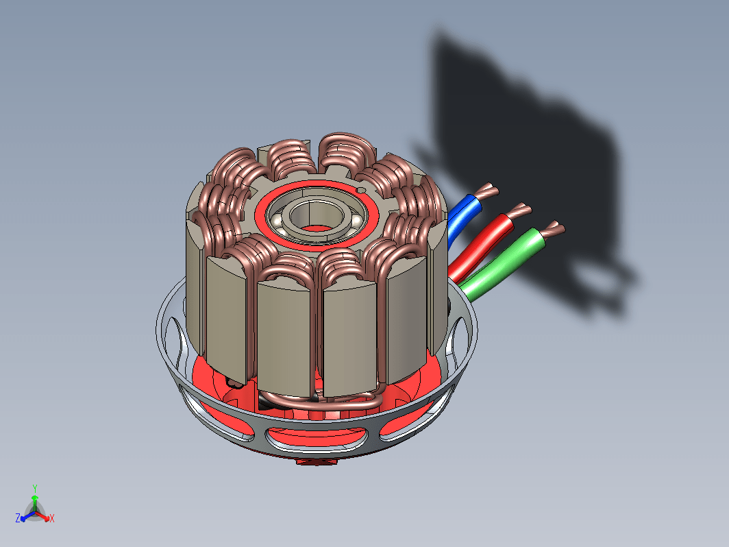 Kontronik Pyro 850电机内部结构