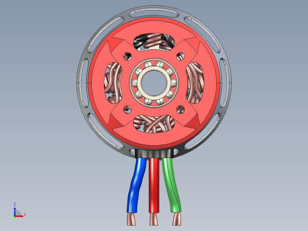 Kontronik Pyro 850电机内部结构