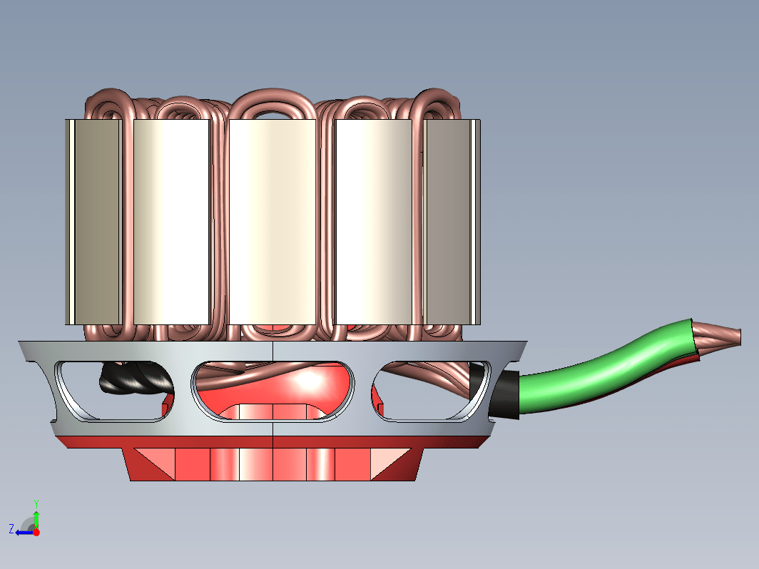 Kontronik Pyro 850电机内部结构