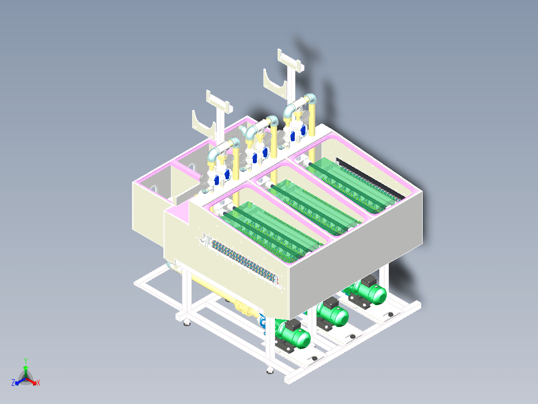 PCB板材水洗机，PCB板材打孔蚀刻等工序后的基板清洗