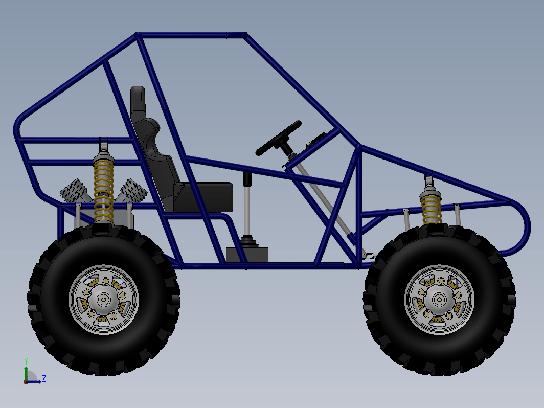 单座钢管越野车Buggy