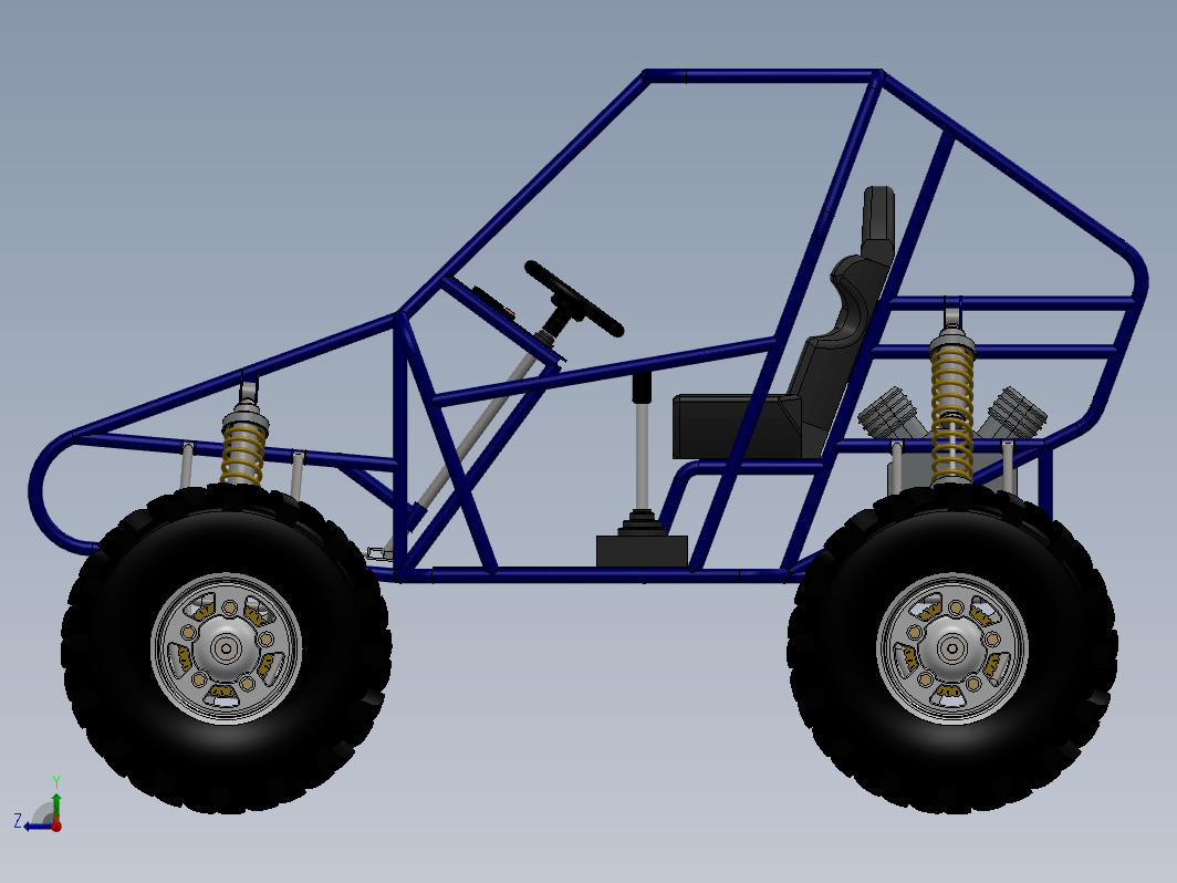 单座钢管越野车Buggy