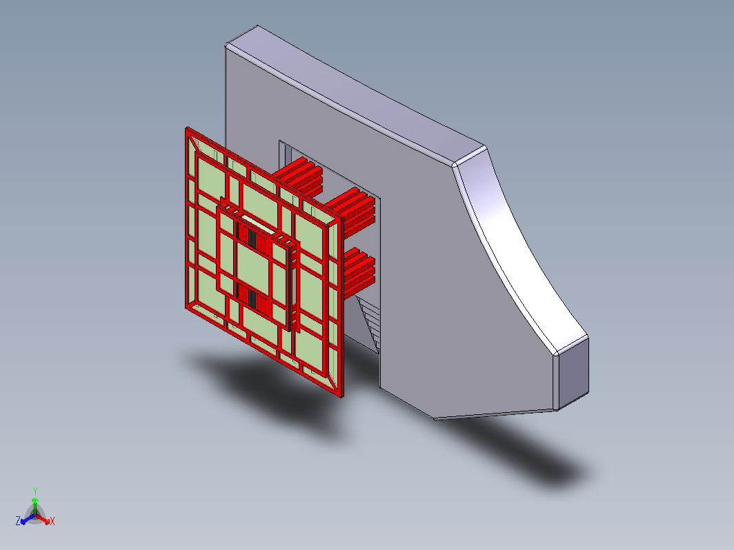 世博门建筑建模