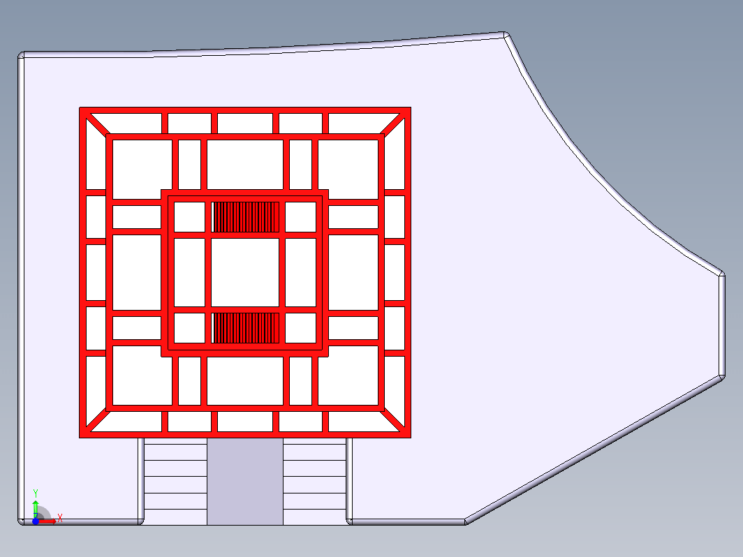 世博门建筑建模