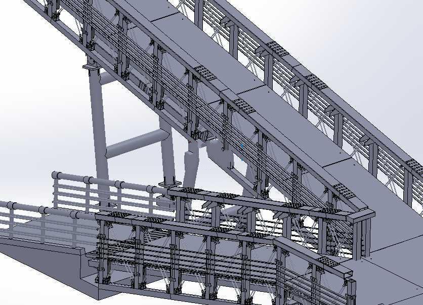 【241】天桥结构设计SW设计