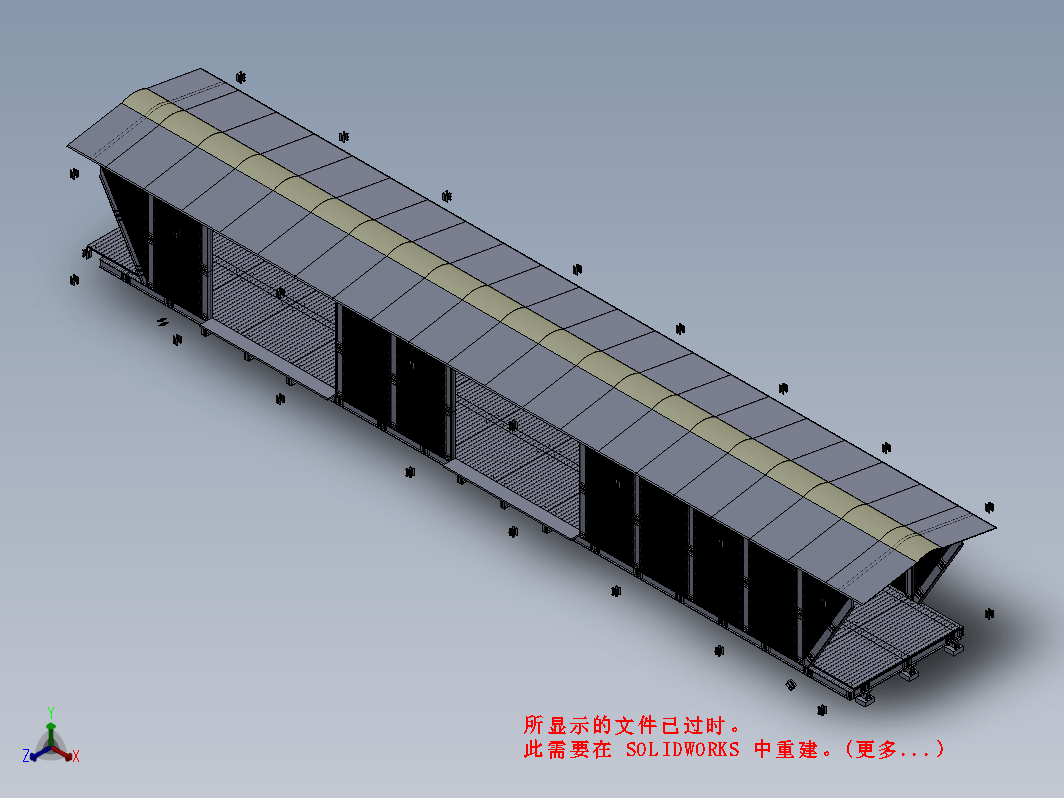 【241】天桥结构设计SW设计