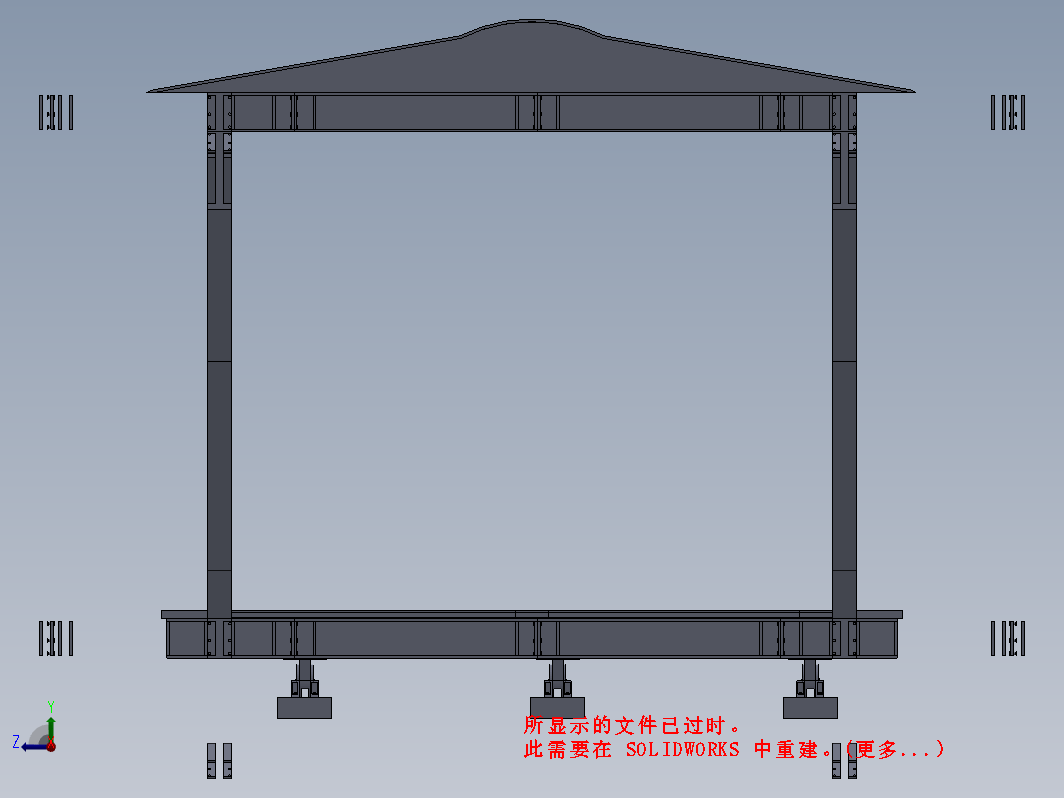 【241】天桥结构设计SW设计