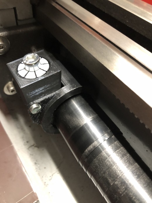 小车床三维打印线程刻度指示器