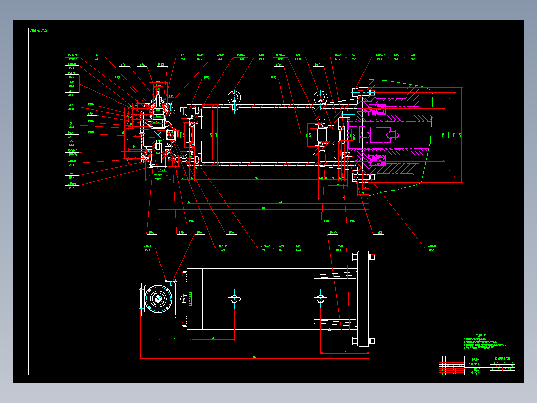 TX6213-811001角铣头装配图