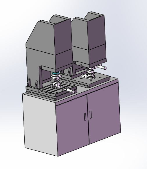 小型压字模设备三维设计