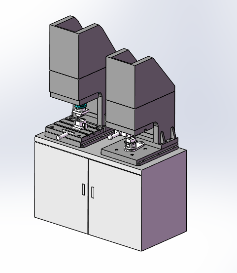 小型压字模设备三维设计