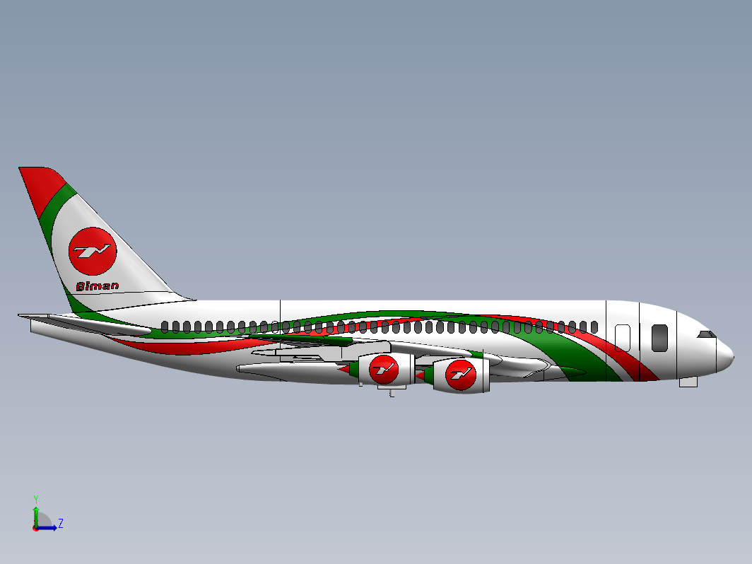 biman airbus-a380空客飞机