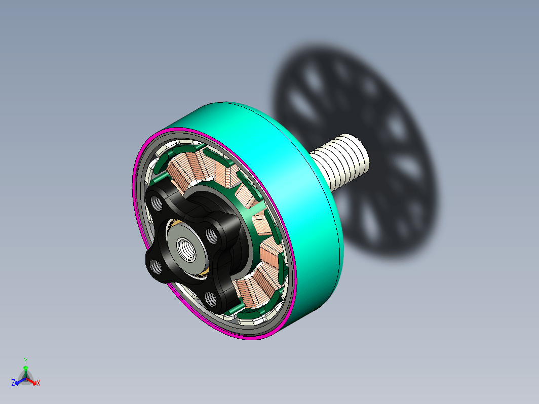 RC INpower 2105无刷马达结构