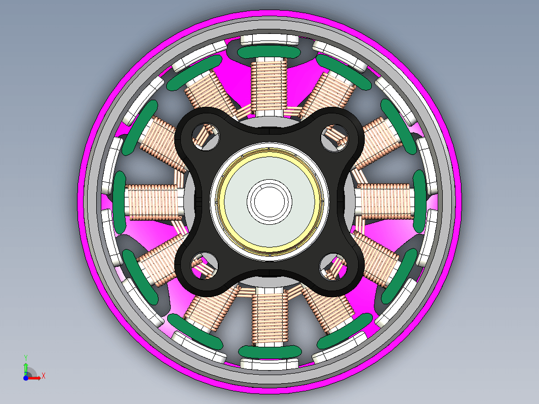 RC INpower 2105无刷马达结构