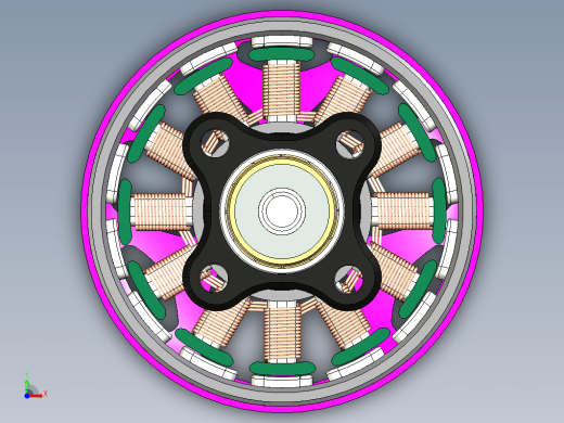 RC INpower 2105无刷马达结构缩略图
