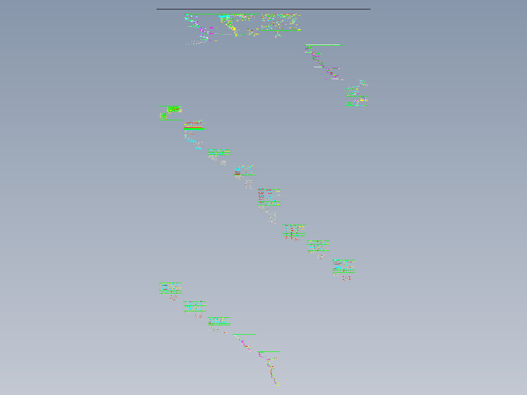 35m结构式门式钢结构工程CAD