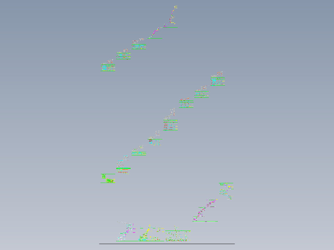 35m结构式门式钢结构工程CAD