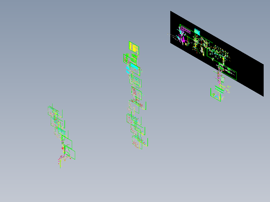 35m结构式门式钢结构工程CAD