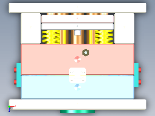 小型塑胶模具全3D三维缩略图
