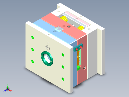 小型塑胶模具全3D三维缩略图