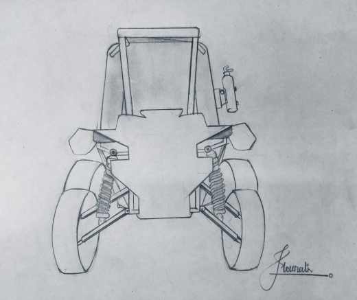 SAE BAJA VEHICLE单座钢管车缩略图