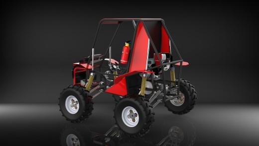 SAE BAJA VEHICLE单座钢管车