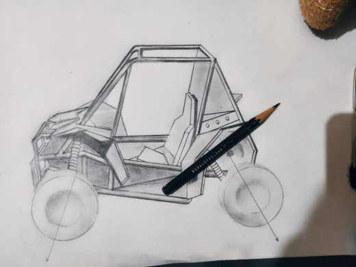 SAE BAJA VEHICLE单座钢管车缩略图